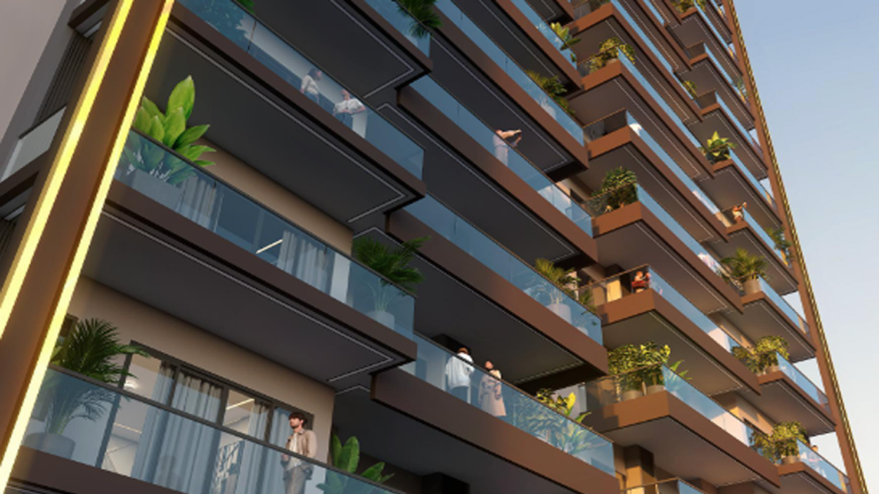 Family enjoying spacious low-density luxury living with landscaped green spaces and premium amenities